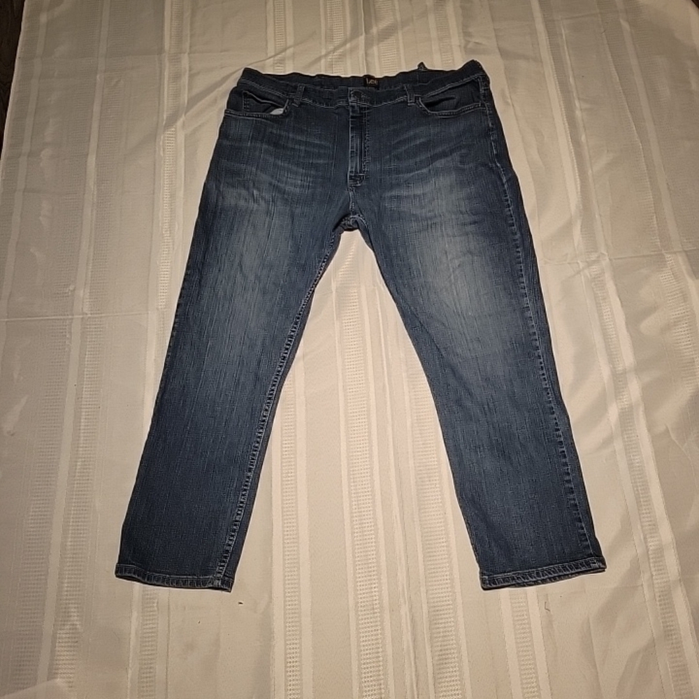 Lee Men's Dark Wash Straight Jeans